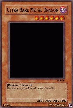 Ultra Rare Metal Dragon | Yu-Gi-Oh Card Maker Wiki | Fandom