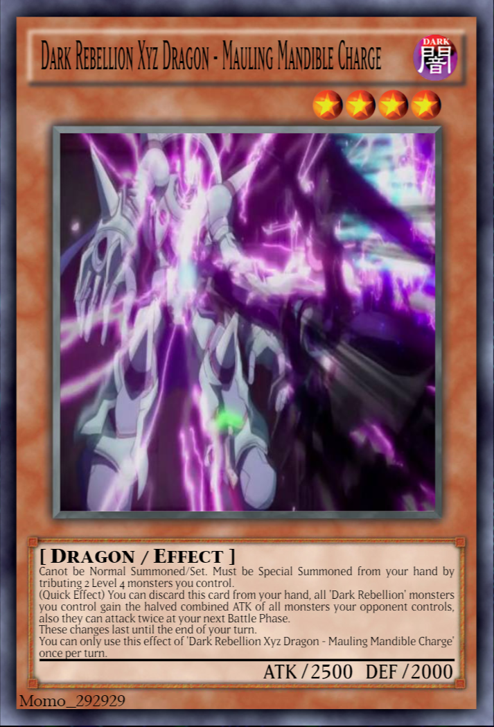 Dark Rebellion Xyz Dragon - Mauling Mandible Charge | Yu-Gi Dark Rebellion Xyz Dragon - Mauling Mandible Charge | Yu-Gi