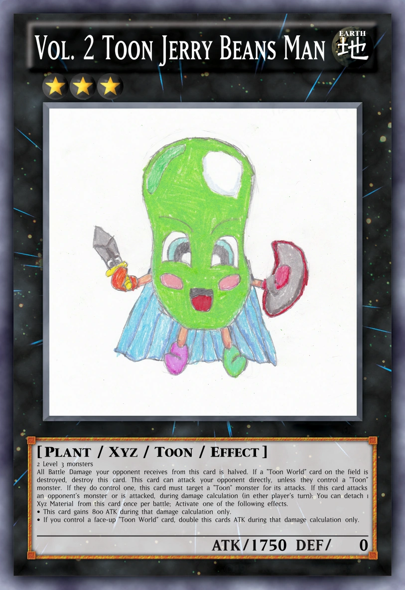 Vol. 2 Toon Jerry Beans Man YuGiOh Card Maker Wiki Fandom