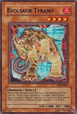 Evolsaur Tyrano | Yu-Gi-Oh Card Maker Wiki | Fandom