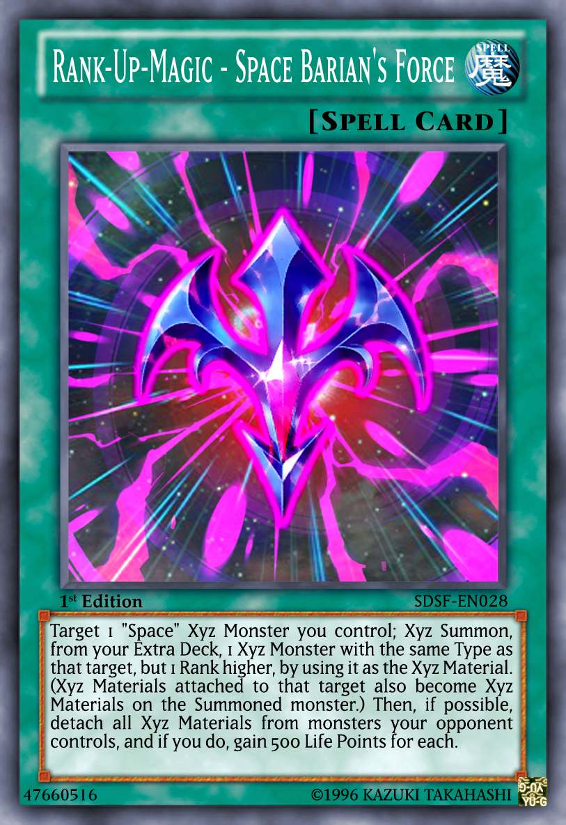 Rank-Up-Magic - Space Barian's Force | Yu-Gi-Oh Card Maker Wiki 