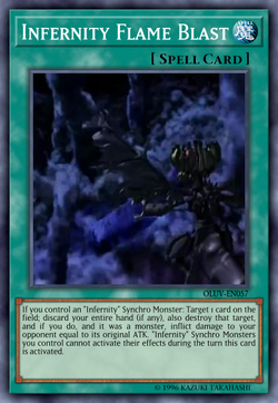 Infernity Flame Blast | Yu-Gi-Oh Card Maker Wiki | Fandom