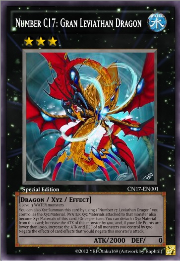 Number C17: Gran Leviathan Dragon | Yu-Gi-Oh Card Maker Wiki | Fandom