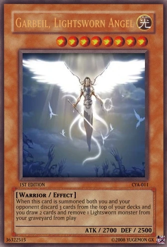 Garbeil, Lightsworn Angel | Yu-Gi-Oh Card Maker Wiki | Fandom Garbeil, Lightsworn Angel | Yu-Gi-Oh Card Maker Wiki | Fandom