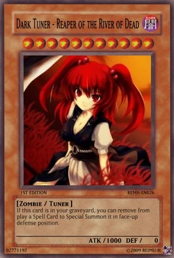 Dark Tuner - Reaper of the River of Dead | Yu-Gi-Oh Card Maker Wiki | Fandom