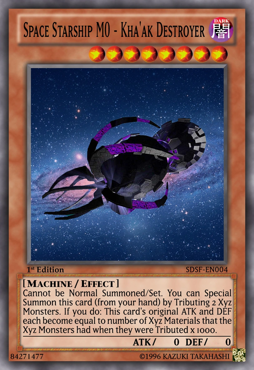 Space Starship M0 - Kha'ak Destroyer | Yu-Gi-Oh Card Maker Wiki | Fandom Space Starship M0 - Kha'ak Destroyer | Yu-Gi-Oh Card Maker Wiki | Fandom