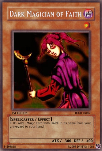 Dark Magician of Faith | Yu-Gi-Oh Card Maker Wiki | Fandom