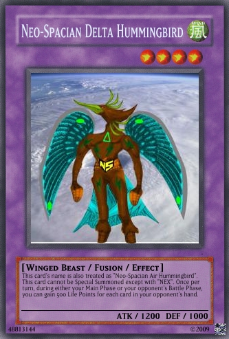 Neo-Spacian Delta Hummingbird | Yu-Gi-Oh Card Maker Wiki | Fandom