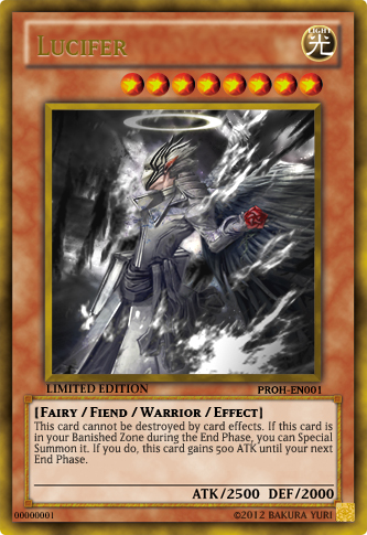 Lucifer | Yu-Gi-Oh Card Maker Wiki | Fandom