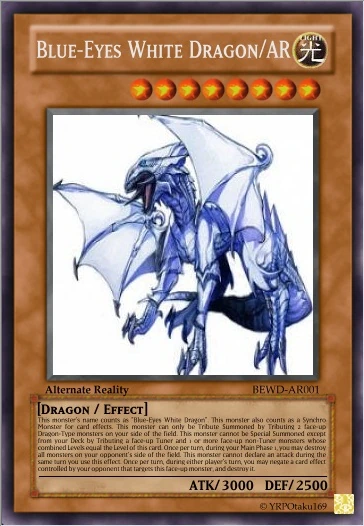 Blue-Eyes White Dragon/AR | Yu-Gi-Oh Card Maker Wiki | Fandom Blue-Eyes White Dragon/AR | Yu-Gi-Oh Card Maker Wiki | Fandom