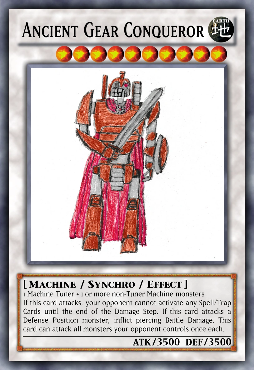 Ancient Gear Conqueror | Yu-Gi-Oh Card Maker Wiki | Fandom