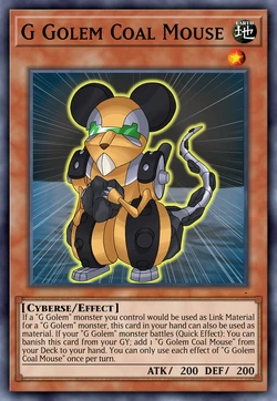 G Golem Coal Mouse | Yu-Gi-Oh Card Maker Wiki | Fandom