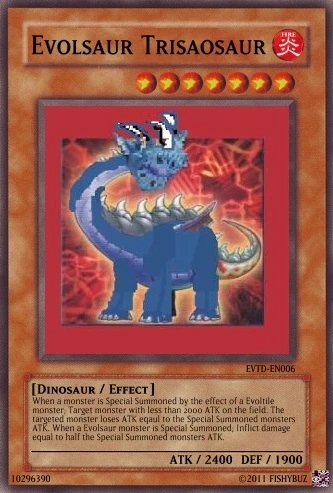 Evolsaur Trisaosaur | Yu-Gi-Oh Card Maker Wiki | Fandom