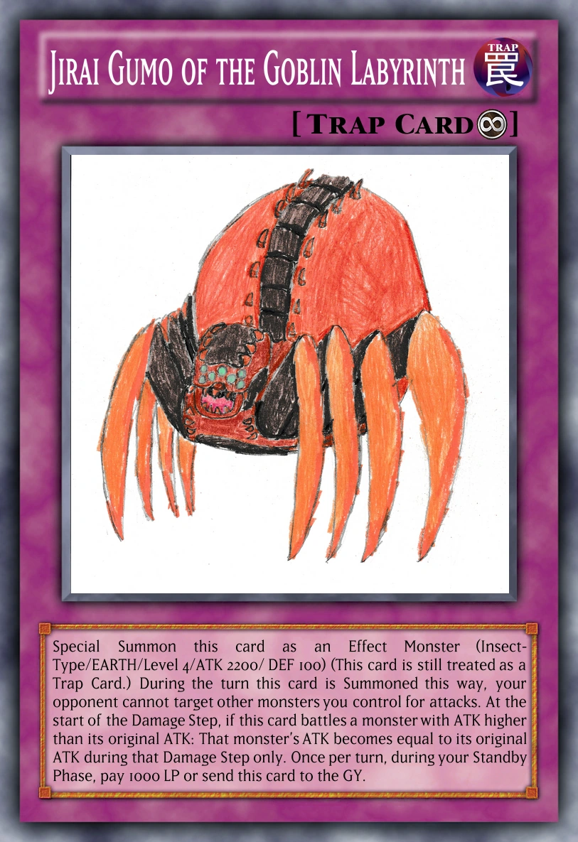 Jirai Gumo of the Goblin Labyrinth | Yu-Gi-Oh Card Maker Wiki | Fandom