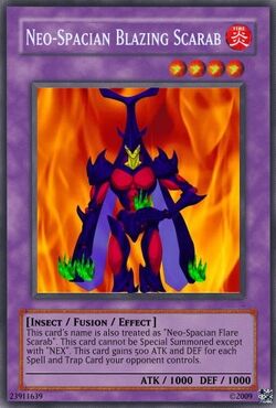 Neo-Spacian Blazing Scarab | Yu-Gi-Oh Card Maker Wiki | Fandom