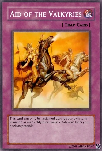 Aid of the Valkyries | Yu-Gi-Oh Card Maker Wiki | Fandom