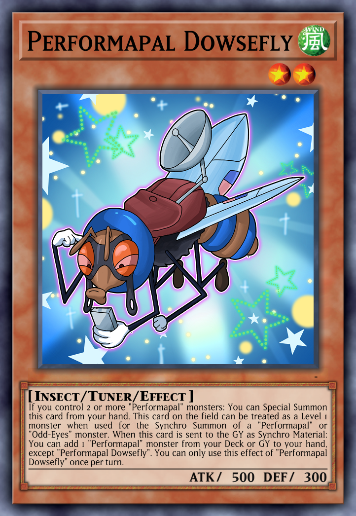 Performapal Dowsefly, Yu-Gi-Oh Card Maker Wiki