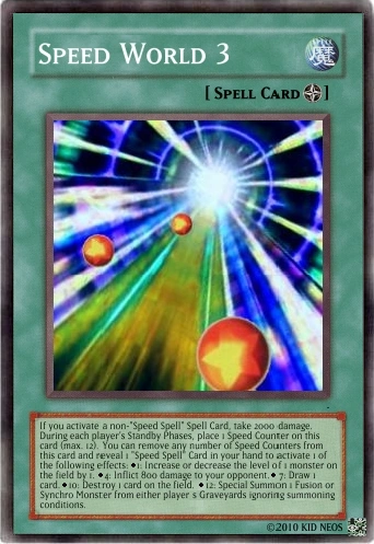 Speed World 3 (Elemental Hero Kid Neos) | Yu-Gi-Oh Card Maker Wiki | Fandom