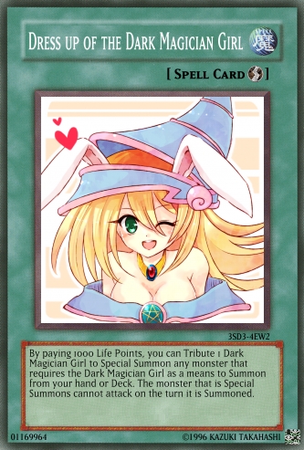 Dress-up of the Dark Magician Girl | Yu-Gi-Oh Card Maker