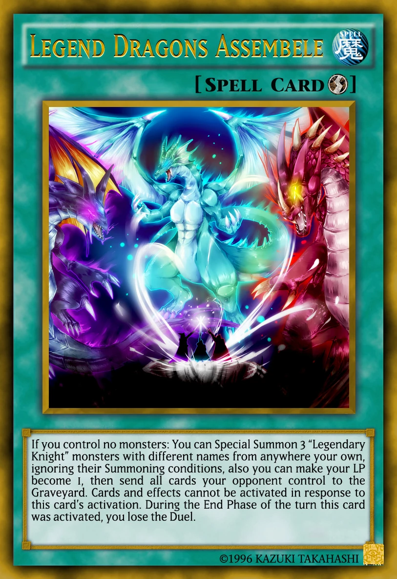 Legend Dragons Assemble | Yu-Gi-Oh Card Maker Wiki | Fandom Legend Dragons Assemble | Yu-Gi-Oh Card Maker Wiki | Fandom