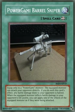 PowerGami Barrel Sniper