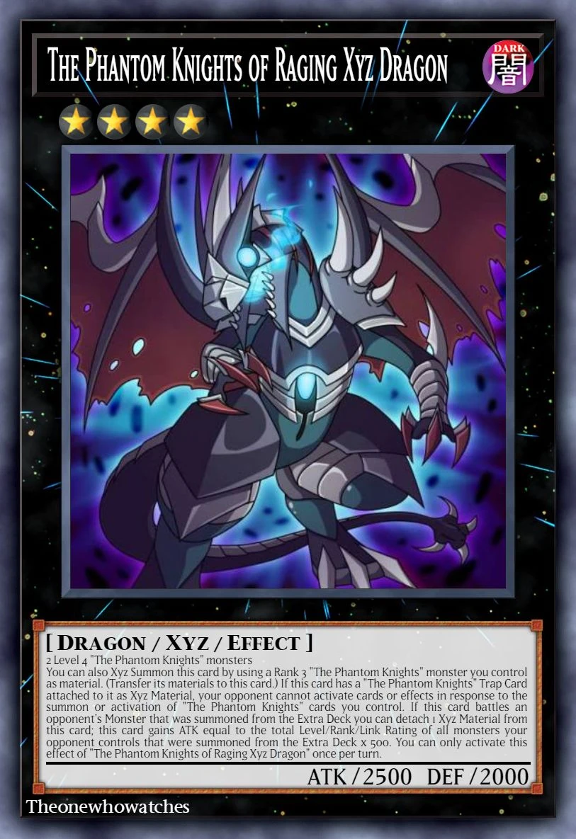 The Phantom Knights of Raging Xyz Dragon | Yu-Gi-Oh Card Maker 
