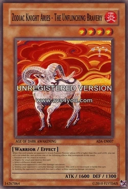 Zodiac Knight Aries - The Unflinching Bravery | Yu-Gi-Oh Card Maker Wiki |  Fandom