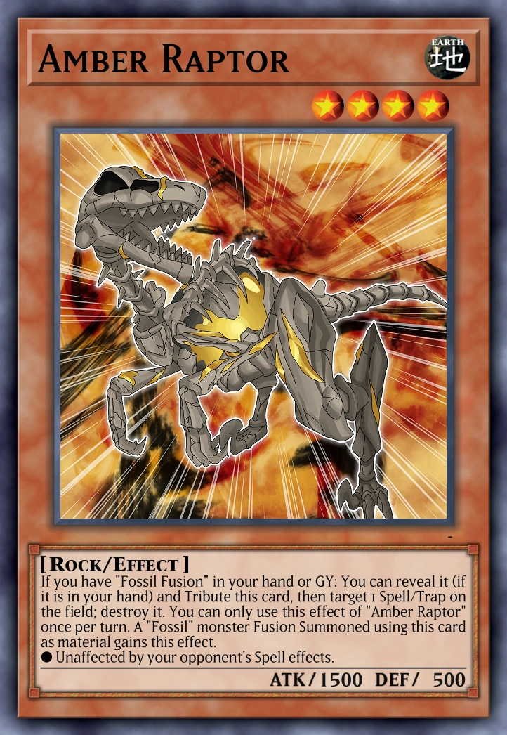 Amber Raptor | Yu-Gi-Oh Card Maker Wiki | Fandom