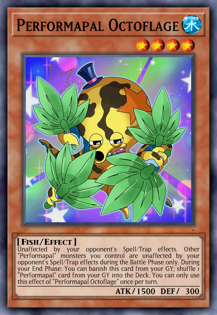 Performapal Octoflage | Yu-Gi-Oh Card Maker Wiki | Fandom