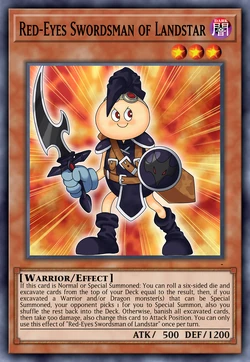 Red-Eyes Swordsman of Landstar | Yu-Gi-Oh Card Maker Wiki | Fandom
