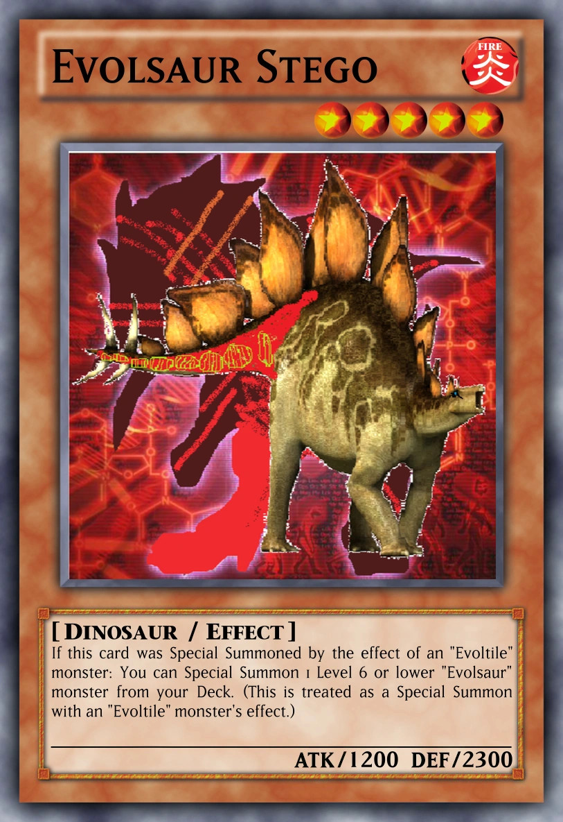 EvolsaurStego | Yu-Gi-Oh Card Maker Wiki | Fandom