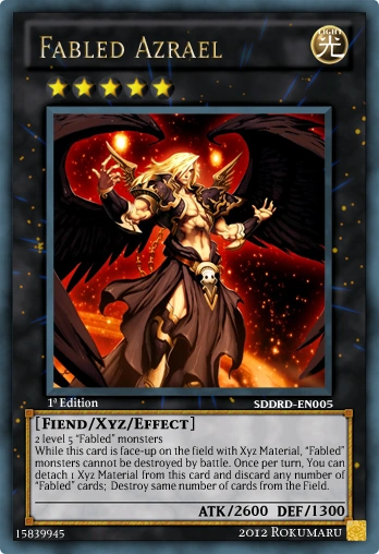 Fabled Azrael Yu Gi Oh Card Maker Wiki Fandom