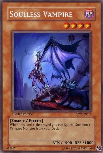 Soulless Vampire | Yu-Gi-Oh Card Maker Wiki | Fandom