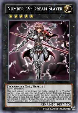 Number 49: Dream Slayer | Yu-Gi-Oh Card Maker Wiki | Fandom