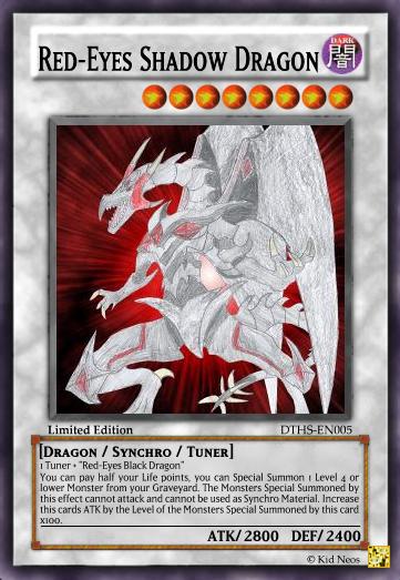 Sprede violet Blikkenslager Red-Eyes Shadow Dragon (Elemental Hero Kid Neos) | Yu-Gi-Oh Card Maker Wiki  | Fandom