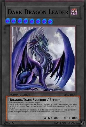 Dragon Leaderまとめ売り Dark Dragon Leader | Yu-Gi-Oh Card Maker Wiki | Fandom