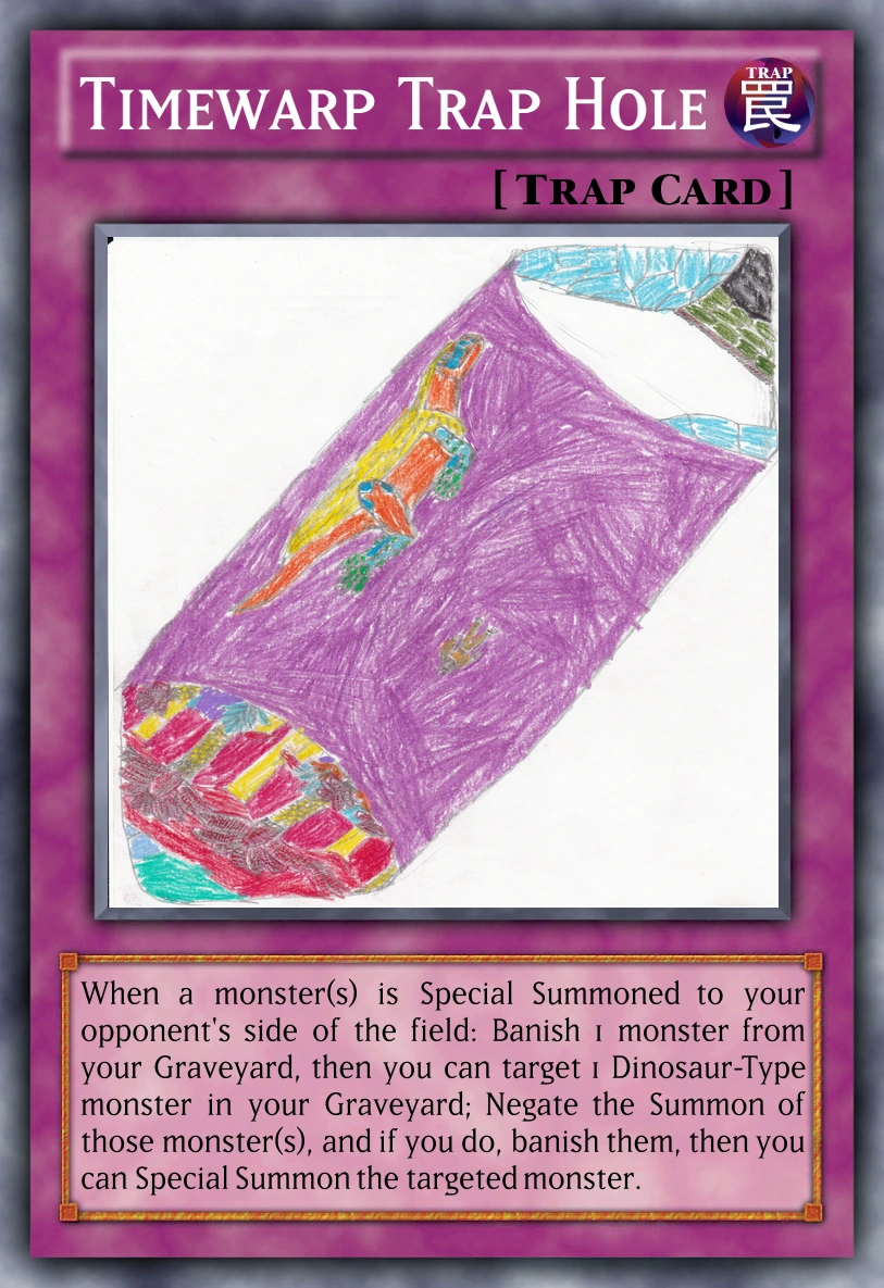 Timewarp Trap Hole YuGiOh Card Maker Wiki Fandom