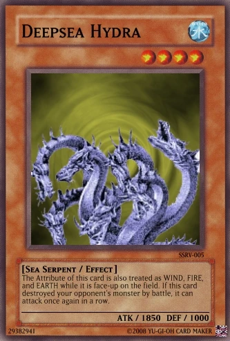 Deepsea Hydra | Yu-Gi-Oh Card Maker Wiki | Fandom