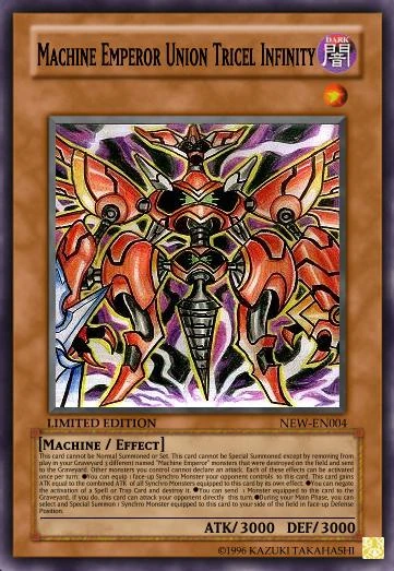 Machine Emperor Union Tricel Infinity | Yu-Gi-Oh Card Maker Wiki | Fandom