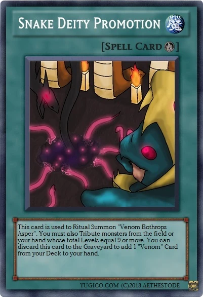 Snake Deity Promotion | Yu-Gi-Oh Card Maker Wiki | Fandom