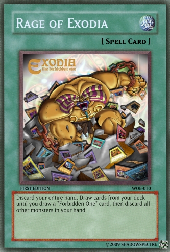 exodia deck yu gi oh power of chaos