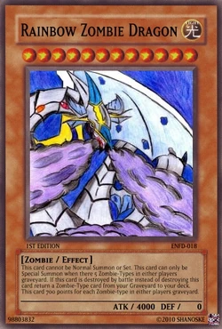 Rainbow Zombie Dragon | Yu-Gi-Oh Card Maker Wiki | Fandom