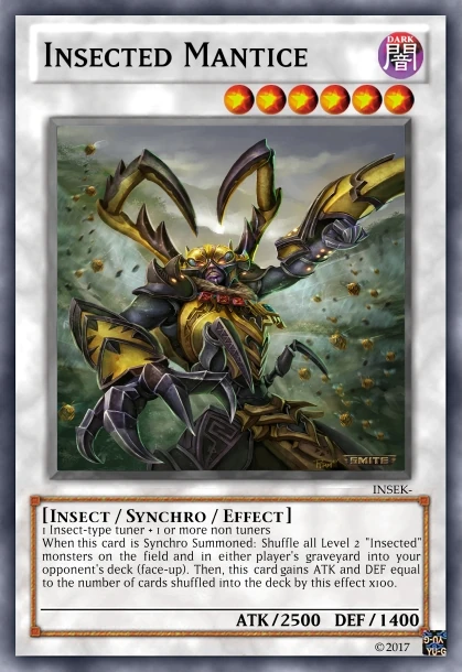 Insected Mantice | Yu-Gi-Oh Card Maker Wiki | Fandom