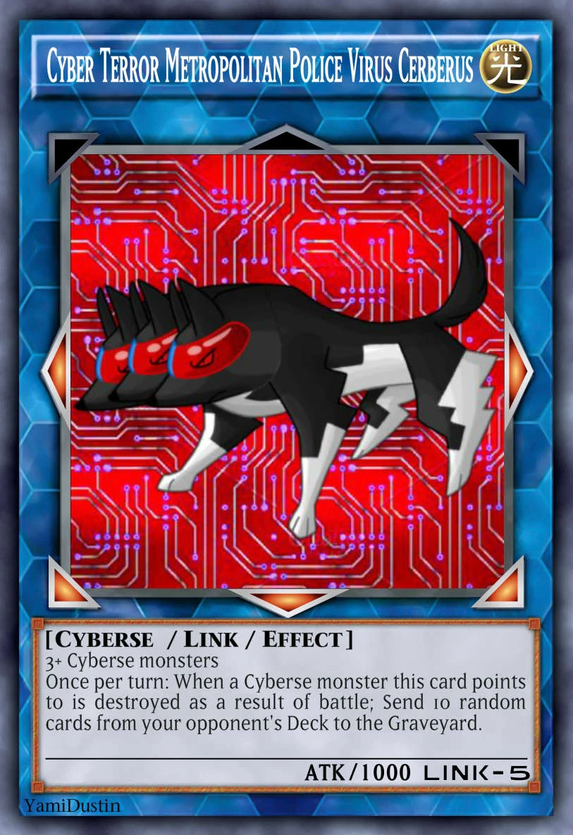 Cyber Terror Metropolitan Police Virus Cerberus | Yu-Gi-Oh Card Maker Wiki  | Fandom
