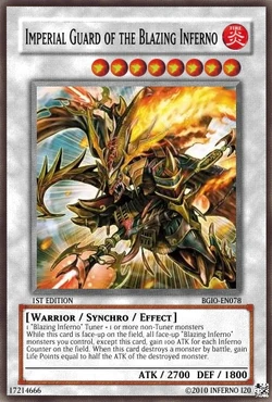 Imperial Guard of the Blazing Inferno | Yu-Gi-Oh Card Maker Wiki | Fandom Imperial Guard of the Blazing Inferno | Yu-Gi-Oh Card Maker Wiki | Fandom