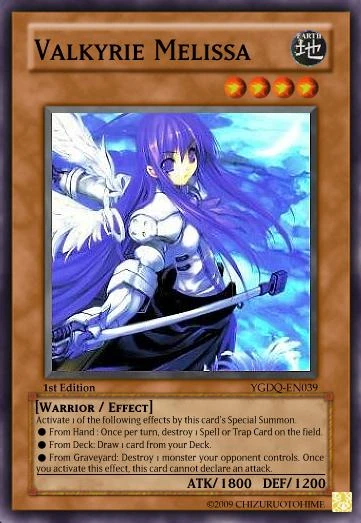 Valkyrie Melissa | Yu-Gi-Oh Card Maker Wiki | Fandom