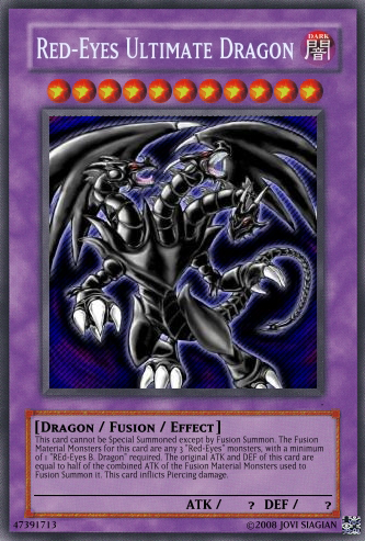 Red-Eyes Ultimate (J0V1) | Card Maker Wiki | Fandom