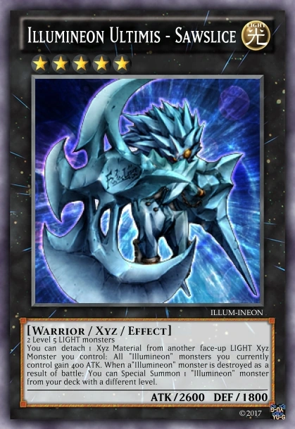 Illumineon Ultimis - Sawslice | Yu-Gi-Oh Card Maker Wiki | Fandom