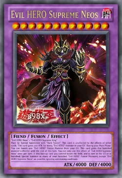 Evil HERO Supreme Neos | Yu-Gi-Oh Card Maker Wiki | Fandom