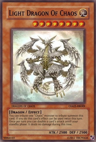 Light Dragon Of Chaos | Yu-Gi-Oh Card Maker Wiki | Fandom